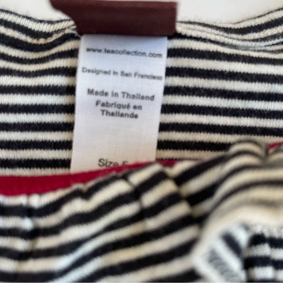 Tea Collection Ruffle Long Sleeve Tee Size - Picture 4 of 5